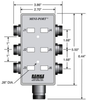 Mini-Link Dist Box, 6 Outlet, 10M cable -- 3400007 - Image
