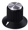 Round Knurled Knob W/ Arrow Ind, 6.35Mm; Shaft Type Ehc (Electronic Hardware) - 29C0179 - Newark, An Avnet Company