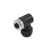 M12 Field Attachable Connector: female, angled, 5-pin, A-coded, unshielded, black housing, screw type, 50 V AC / 60 V DC - RKCWN 5/9 - Belden Inc.