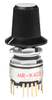 Half-Inch Diameter Process Sealed Rotary - MRK403-BB - NKK Switches