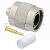 TNC Male (Plug) Connector For RG402, RG402 Tinned, .141 SR Cable, Solder - FMCN1463 - Fairview Microwave Inc.