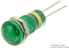 Panel Mount Indicator, Led, 8Mm, Green, 2V; Led Color Dialight - 30K5101 - Newark, An Avnet Company