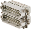 Heavy Duty Insert, Plug, 16 Pos; Product Range Weidmuller - 10B7621 - Newark, An Avnet Company