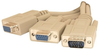 SVGA MALE/FEMALE FEMALE Y ADAPTER 2 RECEPTACLE -- 32-207-Y - Image