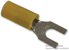 Terminal, Spade/fork, #10, Crimp, Yellow; Product Range Abb Thomas & Betts - 65F716 - Newark, An Avnet Company