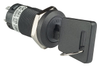 SWITCH KEYLOCK 2POS SPDT 3A 250V - CKM12BFW01-003 - NKK Switches