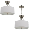 Semi-Flush Mts.-Drum Shade - 384492 - Light Center (The)