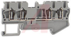 Terminal Block; 24 AWG/kcmil (Min.) (Conductor Cross Section); Gray; 1; 2; PA - 70169237 - Allied Electronics, Inc.