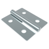Lift-Off Hinge In-line Knuckle Style, Concealed Mount, Steel, Blue Zinc, Blue -- 96-DHIMF-6048 - Image