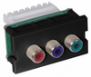 Datacommunication Face Plate with Jack - IMCR1101BK - Hubbell Incorporated