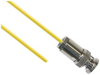 TRB Plug 3-Slot Male to Blunt end 50 Ohm 0.156 O.D. Yellow jacket 60-inch Triax Cable - MP-2608-60 - MilesTek Corporation