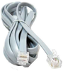 14ft RJ12 6P6C Straight Modular Telephone Cable -- PS03-14 - Image
