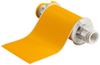 Brady B-595 Yellow Vinyl Thermal Transfer Continuous Thermal Transfer Printer Label Roll - 6 in Width - 50 ft Length - 13550 - 754473-13550 - R. S. Hughes Company, Inc.