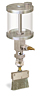 (Formerly B2191-14X14), Manual Chain Lubricator, 9 oz Pyrex Reservoir, Flat Brush Stainless Steel - B2191-009PB1SF1W - Oil-Rite Corp.