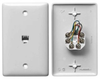 Datacommunication Face Plate with Jack - NS732W - Hubbell Incorporated