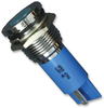 Panel Mount Indicator, Led, 16Mm, Blue, 3.2V; Led Color Apem - 15R9934 - Newark, An Avnet Company