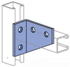Channel/Strut 90 Deg Angle Plate - P1290 GR - Atkore International