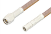 SMA Male to SMB Plug Cable 18 Inch Length Using RG400 Coax - PE34452-18 - Pasternack