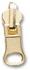 Zipper Sliders #5 / Metal Reversible Jacket - Gold - ZS5MRGO - Cleaner's Supply, Inc.
