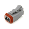 Amphenol Sine Systems AT06-2S 2-Way AT Connector Plug, DT06-2S Compatible - 38170 - Waytek, Inc.