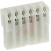 MTA-100 Receptacle, 6 Position, Closed End, IDC, 24 AWG, White - 70042730 - Allied Electronics, Inc.