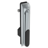 Swinghandle Latch, Large Size - 150 mm , Without Padlock Hasp, Use with Linear Actuator, 8 mm Triangle DIN, Sealed, Zinc Alloy, Satin Chrome Plated - H3-60-377-144 - Southco