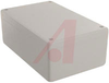 Enclosure; Polystyrene Plastic; Matte Textured; 4.2 in. L x 6.6 in. W; Grey - 70166934 - Allied Electronics, Inc.
