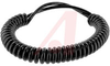 Cord; 6; 0.230 in.; 12 in.; 23 AWG; 120V (Max.); 1 A; Black; UL Listed - 70195148 - Allied Electronics, Inc.