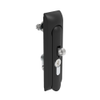 Swinghandle Latch, Medium Size - 125 mm , With Padlock Hasp, Use with Linear Actuator or as Single Point Latch, CH 300 Key DIN, Non-Sealed, Zinc Alloy, Powder Coated, Black - H3-50-422-050 - Southco