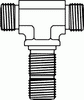 ORFS Bulkhead Union Branch Tee -- FF2703-10 - Image