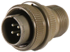 Circular Connector Plug Size 14S, 5 Position, Cable; Military Specification Amphenol Industrial - 54H0146 - Newark, An Avnet Company
