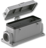 Heavy Duty Housing, 24B, 2 Lever, Panel; Heavy Duty Connector Type Harting - 04C8814 - Newark, An Avnet Company