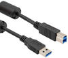 Usb Cable, 3.0 A Plug-B Plug, 19.7; Connector To Connector L-Com - 84AH1973 - Newark, An Avnet Company
