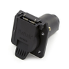 Pollak 12-707 7-Way RV Trailer Connector Socket, Heavy-Duty Nylon - 37676 - Waytek, Inc.