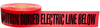 Identoline Underground Warning Tape - Electric (legend appears on one line) - 91295 - Brady Corporation
