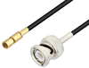 BNC Male to SSMC Plug Low Loss Cable 60 Inch Length Using LMR-100 Coax - PE3C4430-60 - Pasternack