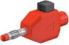 Plug, Spring Loaded, 4Mm, Red, Pk2; Gender Staubli -- 55W4117