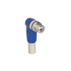 M12 Power Single-Ended Cordset: Male, angled, 5-pin(4+FE), L-coded, shielded, blue body, 50 V AC/60 V DC, 20 A; PUR grey cable, ca. 2,5mm² - RSWTS 5L-1021 - Belden Inc.