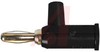 Banana Jack; Banana Plug; 15 A; Black; Beryllium Copper; 5000 Vrms (Max.) - 70197210 - Allied Electronics, Inc.