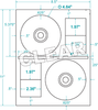 Glossy Clear Inkjet CD Labels with Hub Cap® - 375063 - Western Numerical Control