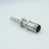 MS Series, Thermocouple Feedthrough, Type K, 5 Pairs, w/ Air-side Connector, 1.33″ Conflat Flange - A0192-9-CF - MPF Products, INC.