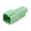Amphenol Sine Systems AT04-2P-GRN 2-Way Connector Receptacle, DT04-2P Compatible, Green - 39843 - Waytek, Inc.