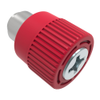 Captive Screw, M3 X 0.5, Flare-in, Phillips Recess, Knurled Red Knob - 4C-PH-M3-1F1-K013 - Southco