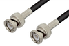 BNC Male to BNC Male Cable 144 Inch Length Using RG223 Coax - PE3087-144 - Pasternack
