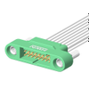 3+3 Pos. Male DIL 26 AWG Cable Assembly, 150mm, single-end, Screw-Lok Panel Mount - G125-MC10605M2-0150L - Harwin Plc