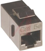 Coupler, In-Line, CAT5e, Black,Unshielded, fits into 0.790 in. opening - 70088175 - Allied Electronics, Inc.
