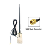 4G 9dBi Rubber Duck Antenna With RG174 Cable (L-3Mtr) + SMA Male St. Connector (With L Bracket) - ET-LT9RLBC-1L3-SMS - Eteily Technologies India Pvt. Ltd.