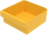 Akro-Mils Akrodrawer 25 lb Yellow Polystyrene Shelf Storage Bin - 11 5/8 in Length - 11 1/8 in Width - 4 5/8 in Height - 1 Compartments - 31112 YELLOW - 31112 YELLOW - R. S. Hughes Company, Inc.