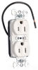 Duplex/Single Receptacle -- PTTR5262-SCW - Image