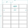 General Purpose Label - Pinfeed - 130500 - Western Numerical Control